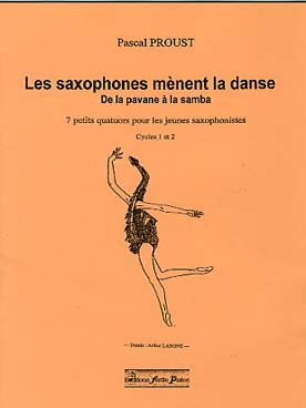 Illustration de Les Saxophones mènent la danse pour  ensemble de saxophones
