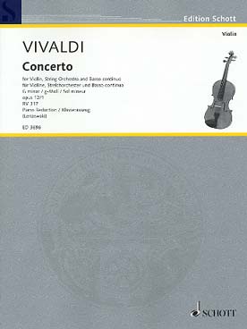 Illustration de Concerto op. 12/1 RV 317 en sol m