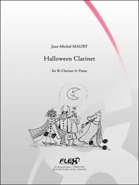 Illustration maury halloween clarinette