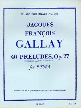 Illustration gallay preludes (40) op. 27