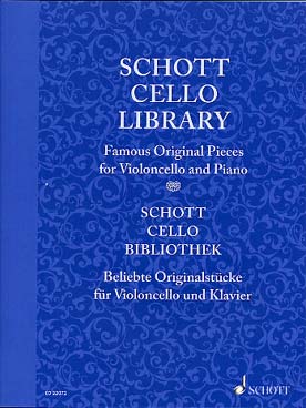Illustration de SCHOTT CELLO LIBRARY : pièces originales célèbres