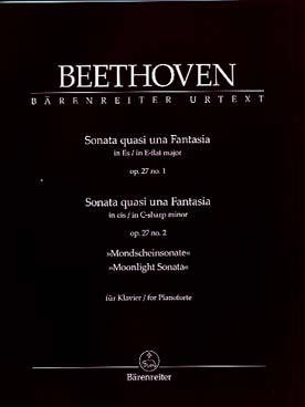 Illustration beethoven sonates 13 et 14 op. 27/1 et 2