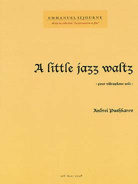 Illustration de A Little jazz waltz pour vibraphone solo