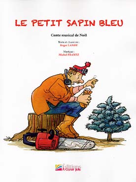 Illustration de Le Petit sapin bleu