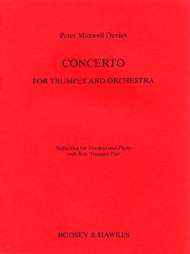Illustration de Concerto pour trompette et orchestre réd. piano   