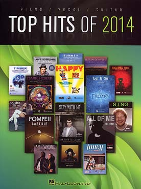 Illustration de TOP HITS OF 2014 (P/V/G)