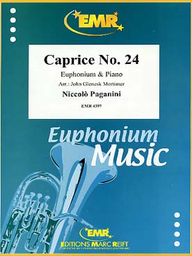 Illustration de Caprice N° 24 pour euphonium et piano