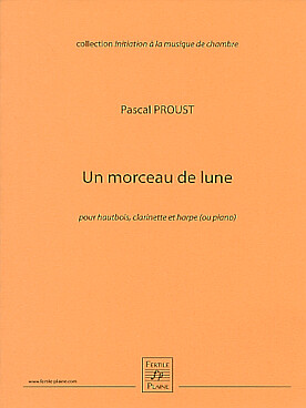 Illustration de Un Morceau de lune pour hautbois, clarinette et harpe (ou piano) du  spectacle Picoti-Picota