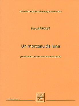 Illustration de Un Morceau de lune pour hautbois, clarinette et harpe (ou piano) du  spectacle Picoti-Picota