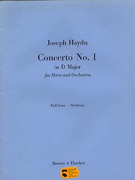 Illustration haydn concerto n° 1 en re maj conducteur