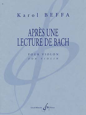 Illustration beffa apres une lecture de bach