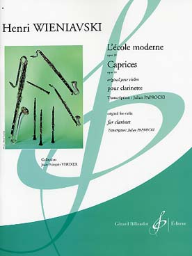 Illustration de L'École moderne op. 10 - Caprices op. 18 (original pour violon)