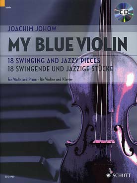 Illustration de My Blue violin, 18 swinging and jazzy pieces