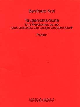 Illustration de Taugenichts-Suite op. 90 pour 6 cors - conducteur seul
