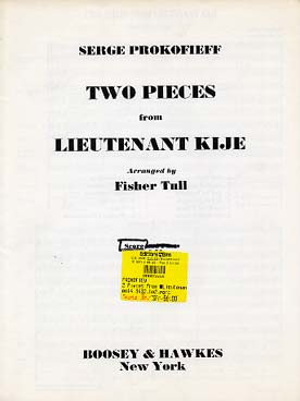 Illustration prokofiev 2 pieces du lieutenant kije