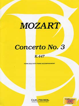 Illustration mozart concerto n°  3 k 447