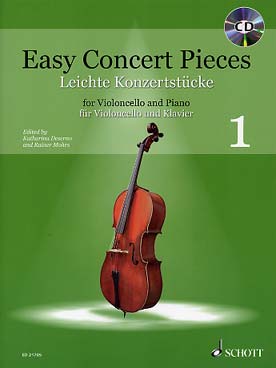 Illustration de EASY CONCERT PIECES - Vol. 1 : Milan, Bach, Hasse, Exaudet, Cirri, Reinagle, Beethoven, Schubert...