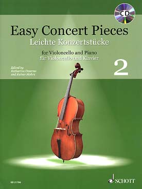 Illustration de EASY CONCERT PIECES avec CD play-along - Vol. 2 : Duval, Telemann, Bach, Paxton Hook, Hindemith, Regner, Kemminer...