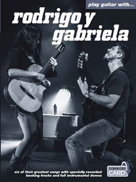 Illustration play guitar with rodrigo y gabriela