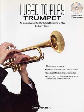 Illustration de I used to play trumpet avec CD d'écoute et partie piano PDF à télécharger