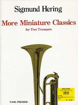 Illustration de MORE MINIATURE CLASSICS (tr. Hering) : Arnold, Bach, Clarke, Graupner, Haendel, Haydn, Mozart, Purcell, Türk, Kirnberger Viotti et Telemann 