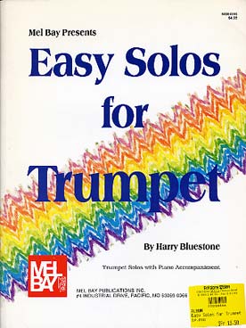 Illustration easy solos for trumpet