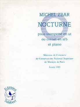 Illustration de Nocturne pour trompette ou cornet et piano