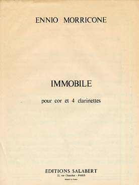Illustration morricone immobile (cor/4 clarinettes)