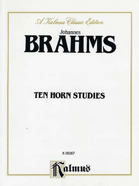Illustration de Ten horn studies