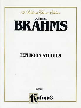 Illustration brahms ten horn studies