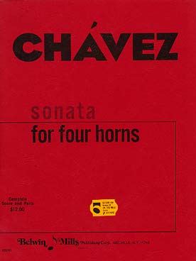 Illustration de Sonata for four horns (C+P)