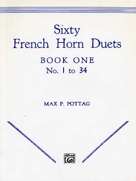 Illustration de SIXTY FRENCH HORN DUETS - Vol. 1 : N° 1 à 34