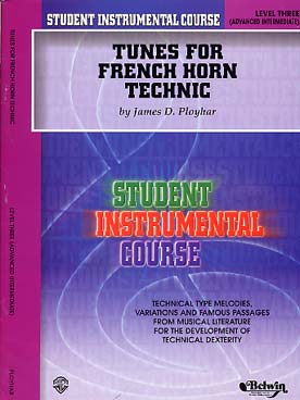 Illustration de TUNES FOR FRENCH HORN TECHNIC - Vol. 3 : advanced/intermediate   