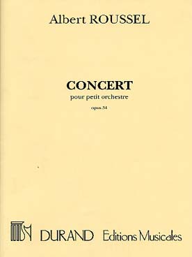 Illustration de Concert op. 34 pour petit orchestre