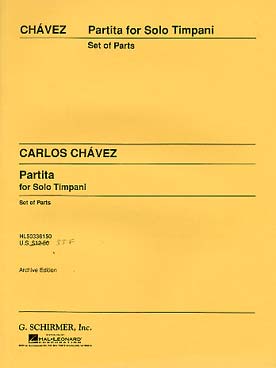 Illustration de Partita for solo timpani (parties)