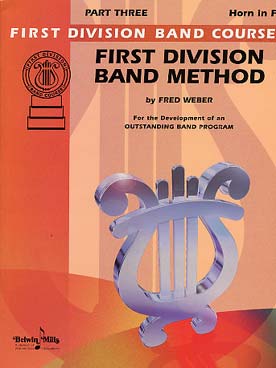 Illustration de First division band method - Part 3 pour cor   
