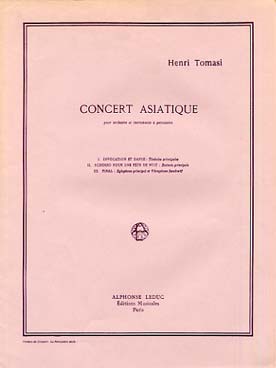 Illustration tomasi (f) concert asiatique partie perc