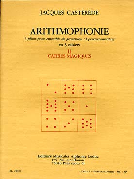 Illustration de Arithmophonie pour 4 percussionnistes - Cahier 2 : carrés magiques