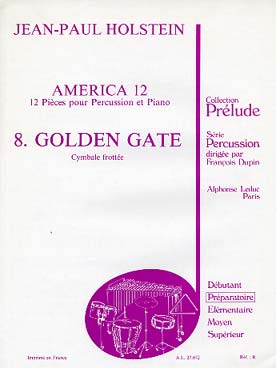 Illustration de América 12 : 12 pièces Pièce N° 8 : Golden gate (cymbale frottée)