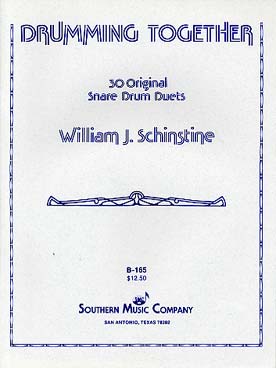 Illustration de Drumming together : 30 original snare drum duets