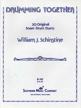 Illustration de Drumming together : 30 original snare drum duets