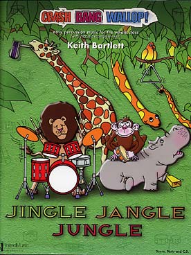 Illustration de Jingle jangle jungle pour percussions et piano avec CD