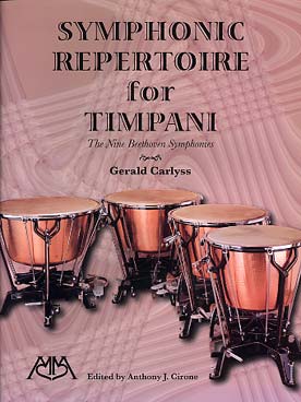 Illustration symphonic repertoire for tipani