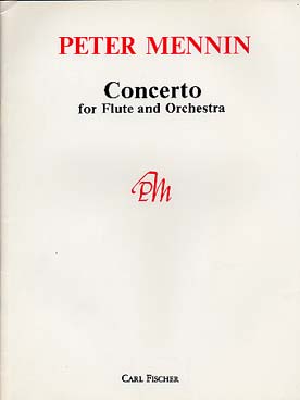 Illustration de Concerto pour flûte et orchestre, réd. flûte et piano   