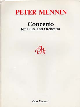 Illustration mennin concerto pour flute