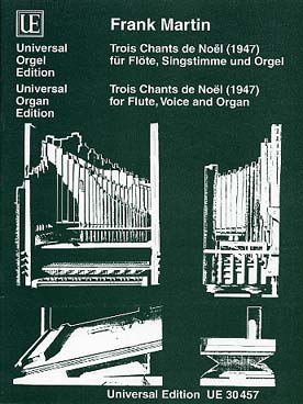 Illustration de 3 Chants de Noël pour flûte, voix et orgue   