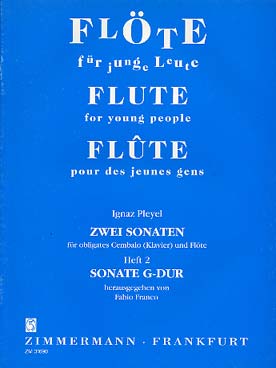 Illustration de Zwei Sonaten - Vol. 2 : sonate en sol M