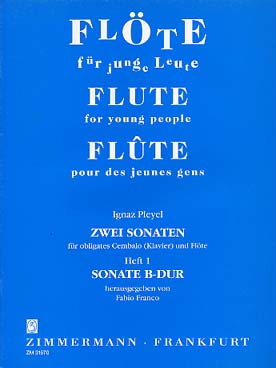 Illustration de Zwei Sonaten - Vol. 1 : sonate en si b M   