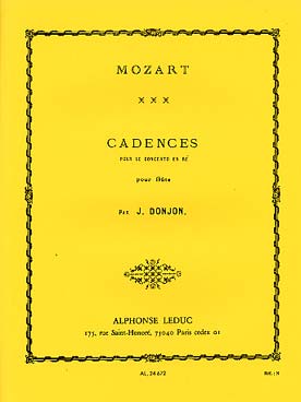 Illustration de Cadences pour le concerto en ré par J. Donjon