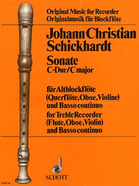 Illustration schickhardt sonate en do maj